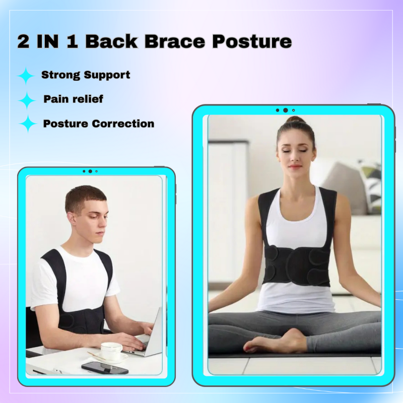 Cross-border Amazon humpback posture correction belt adult female posture adjustment open back beaut