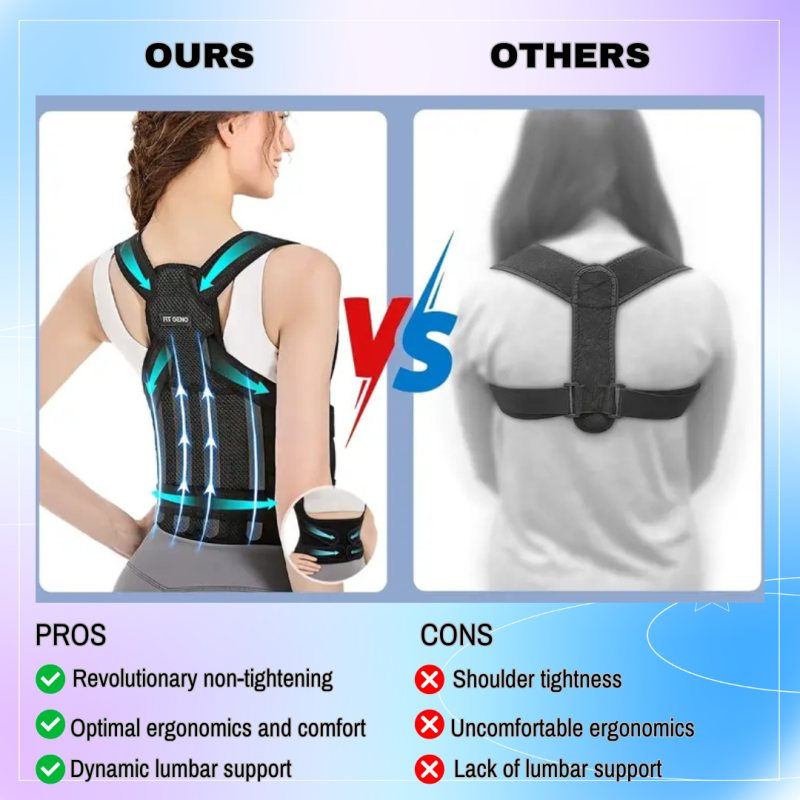 Cross-border Amazon humpback posture correction belt adult female posture adjustment open back beaut