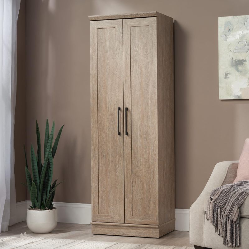 改Sauder HomePlus Two Door Storage Cabinet/Pantry Cabinet, Pacific Maple Finish