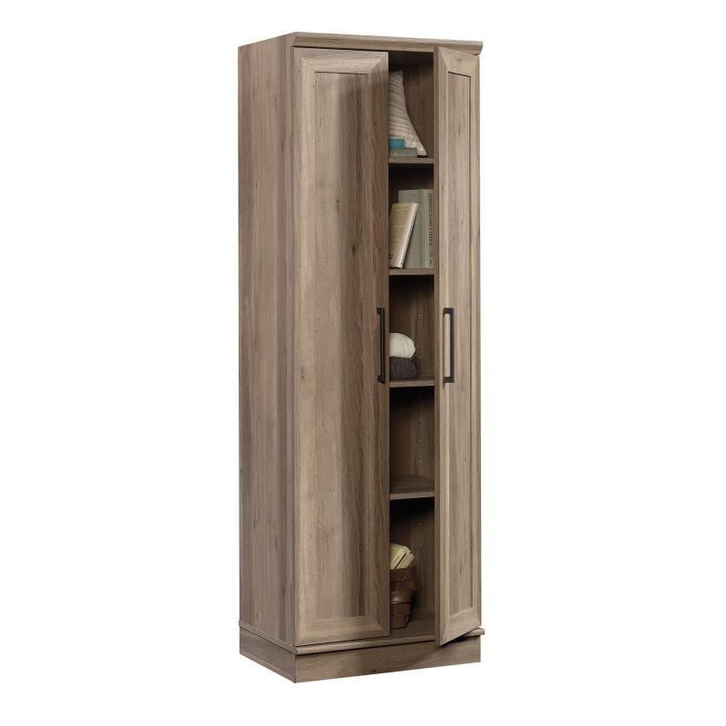 改Sauder HomePlus Two Door Storage Cabinet/Pantry Cabinet, Pacific Maple Finish