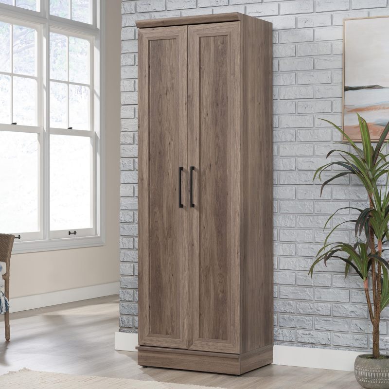 改Sauder HomePlus Two Door Storage Cabinet/Pantry Cabinet, Pacific Maple Finish