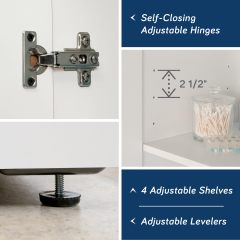 Two Door Storage Cabinet/Pantry Cabinet