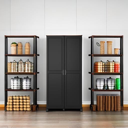 改Systembuild Evolution Kendall 36" Utility Storage Cabinet, Black