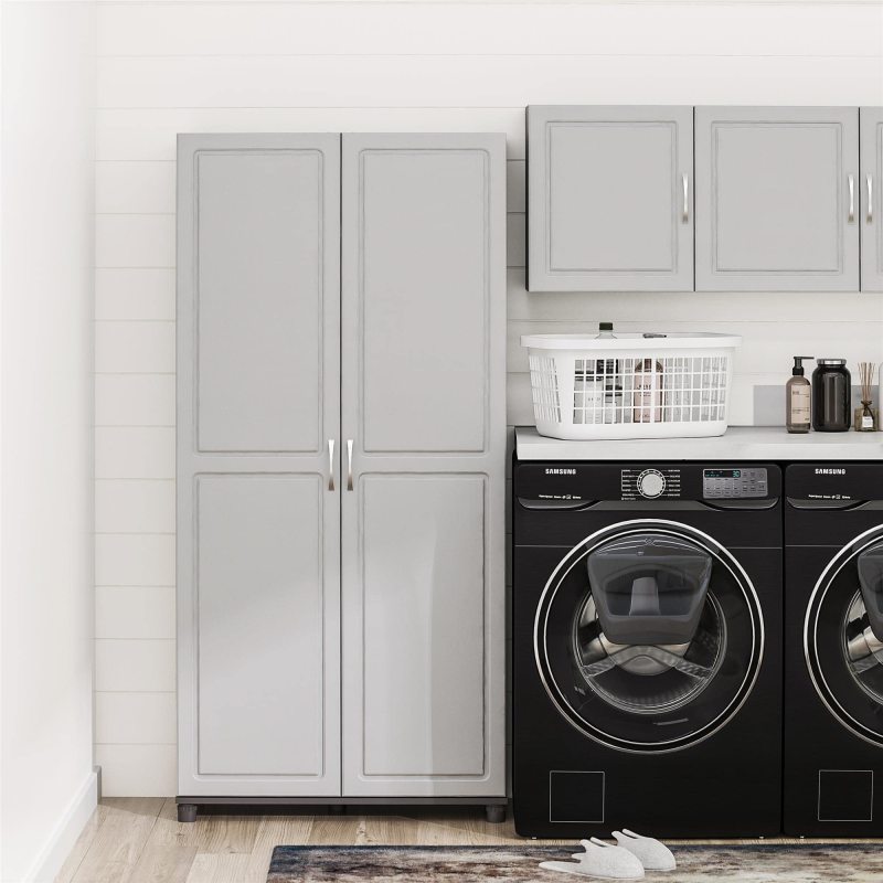 改Systembuild Evolution Kendall 36" Utility Storage Cabinet, Black