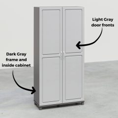 改Systembuild Evolution Kendall 36" Utility Storage Cabinet, Black
