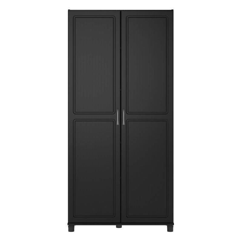 改Systembuild Evolution Kendall 36" Utility Storage Cabinet, Black