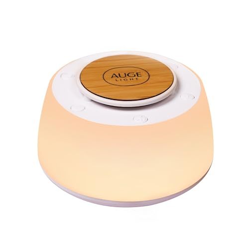 AUGE LIGHT White Noise Sound Machine, Sound Machine for Sleep Kids Adults, Baby White Noise Machine with 3 Timer Modes, Noise Machine for Baby Kids Adults, 30 Soothing Sounds 32 Volume Levels