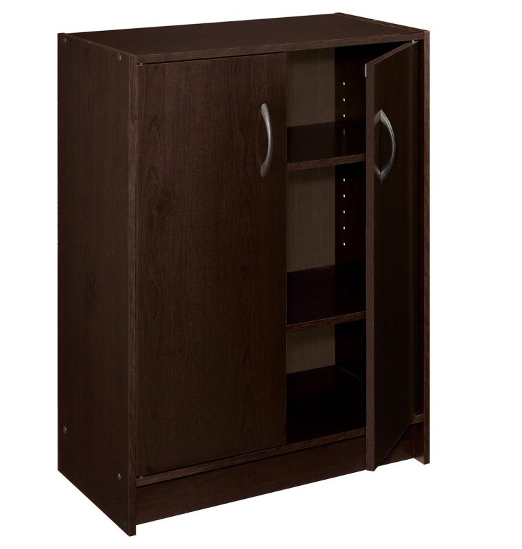 改ClosetMaid, Dark Cherry 1307 Stackable 2-Door Organizer