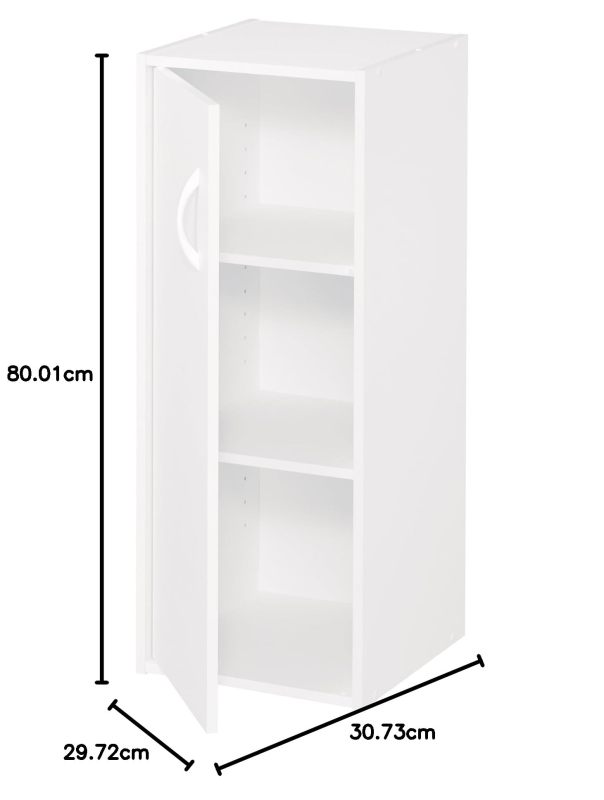 改ClosetMaid, Dark Cherry 1307 Stackable 2-Door Organizer