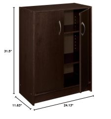 改ClosetMaid, Dark Cherry 1307 Stackable 2-Door Organizer