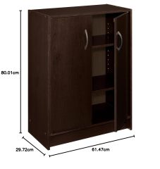改ClosetMaid, Dark Cherry 1307 Stackable 2-Door Organizer