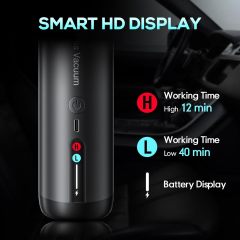Handheld Car Vacuum Portable Cordless, Hand held Vacuum Cleaner with 21000 Pa Suction Power Air Duster for Car Cleaning, Home, Office, Pet Hair | Multi-Nozzle, Washable Filter