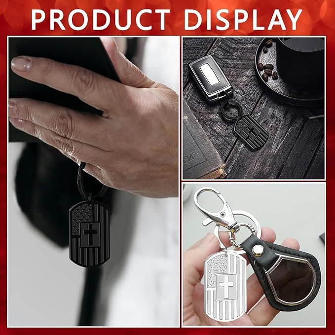 DuoDiner Graduation Christian Gifts - Keychain Gifts for Men Religious Mens Gifts
