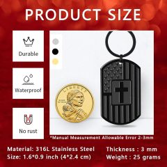 DuoDiner Graduation Christian Gifts - Keychain Gifts for Men Religious Mens Gifts