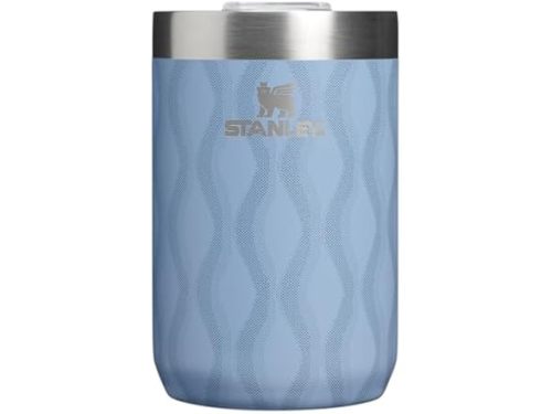 Stanley Everyday Camp Cup 12oz | Drink Through Lid | Cup for Coffee, Tea and Drinks | Insulated Stainless Steel | BPA-Free | Slate Blue Drift