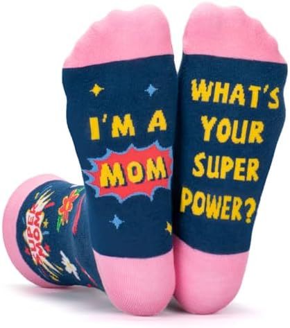 FreeNFond Gifts for Mom, Funny Novelty Socks For Her Women Mother In Law, Mothers Day Gifts for Sock Exchange