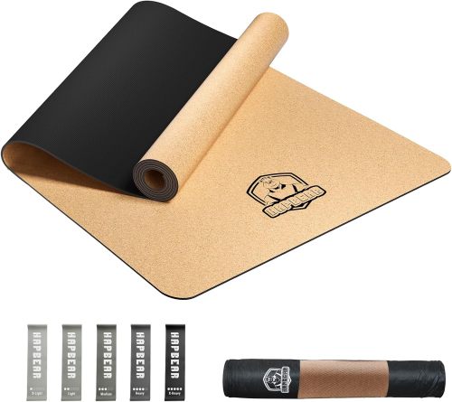 HAPBEAR Large Cork Yoga Mat - 72