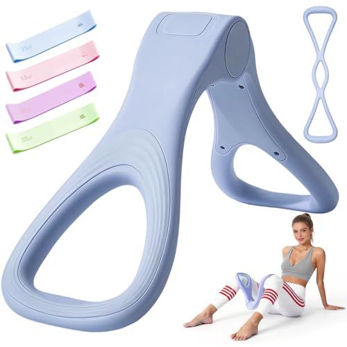 Home Pilates Essential Kit for Women, Pilates Equipment Set with Pelvic Floor Trainer, Resistance Bands for Beginners Home Workouts