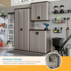 改Suncast BMC7200 Storage Cabinet, Platinum