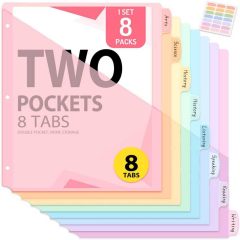 8 Count Dividers with Two Pockets, High Power Handheld 6-in-1 Mini for Home 1