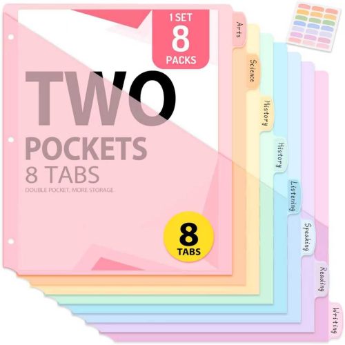 8 Count Dividers with Two Pockets, High Power Handheld 6-in-1 Mini for Home 1