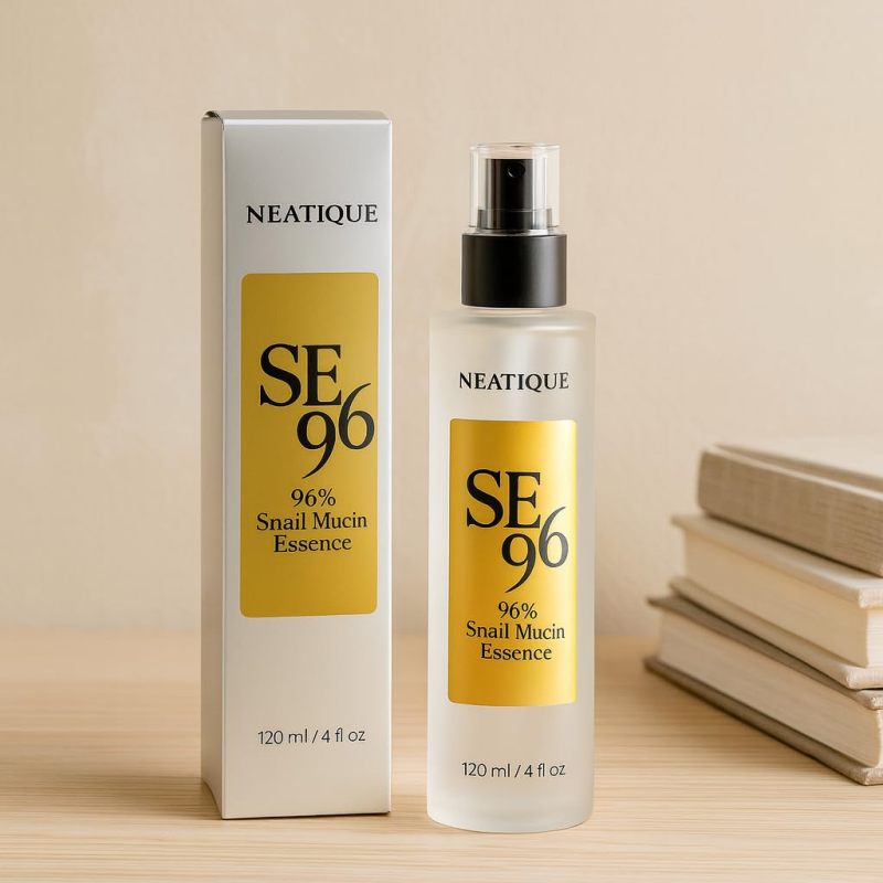 Advanced Snail 96% Mucin Power Essence 120ml, Neatique SE96 Hydrating &amp; Repairing Snail Mucin Serum for Face with Snail Secretion Filtrate for Wrinkles &amp; Dull Skin &amp; Fine Lines, 4 fl.oz