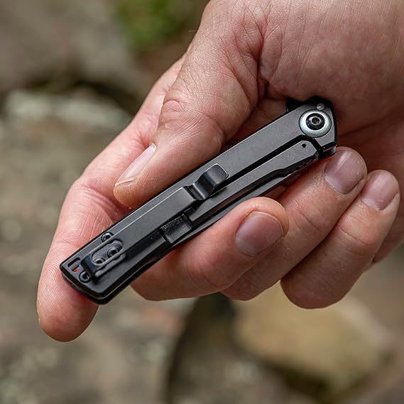 SMITH’S 4-Inch Pocket Knife, Aluminum Handle