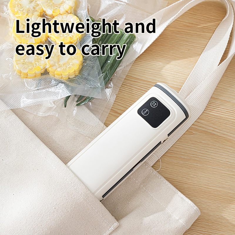 Vacuum Sealer Machine | Compact Design | One-Touch Automatic | Seal in 10-20 Seconds | Dry, Moist, Wet, and Cold Modes | With 10 Vacuum Bags &amp; Built-in Cutter