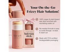 Kitsch Hair Wax Stick for Women & Men - Anti-Frizz and Fly Away Hair Tamer, No Residue Hair Finishing Stick | All Day Hold Styling Product - 2.7 oz