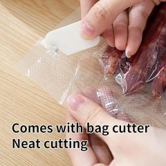 Vacuum Sealer Machine | Compact Design | One-Touch Automatic | Seal in 10-20 Seconds | Dry, Moist, Wet, and Cold Modes | With 10 Vacuum Bags &amp; Built-in Cutter