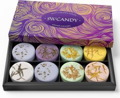 Shower Steamers Aromatherapy Birthday Gifts for Women - SWCANDY 8 Pcs Mothers Day Gifts, Mom Wife Daughter Grandma Sister Her Self Care with Natural Essential Oils Relaxation Home SPA Travel Holidays