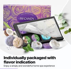 Shower Steamers Aromatherapy Birthday Gifts for Women - SWCANDY 8 Pcs Mothers Day Gifts, Mom Wife Daughter Grandma Sister Her Self Care with Natural Essential Oils Relaxation Home SPA Travel Holidays