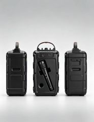 Portable Bluetooth Speaker with Microphone RGB Lights