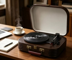 A3 Turntable - 2 Spkrs - 3-Speed - BT Speaker - USB - AUX - RCA