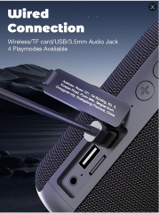 GENAI B26 Waterproof Bluetooth Speaker-Portable-Deep Bass-4H Playtime-Hands-Free Calling