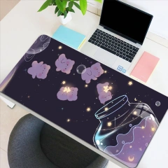 2pc-Large-gaming-mousepad-Starry-Glass-Bear-AntiSlip-Rubber-HD-DeskMat