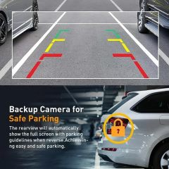 3 Channels Camera Dash Cam for Cars Front HD 1080P Inside Cabin and Rear with 2 inch IPS Screen Car DVR Video Recorder Loop Recording G-Sensor Auto Reverse Parking View Parking With 32G Card