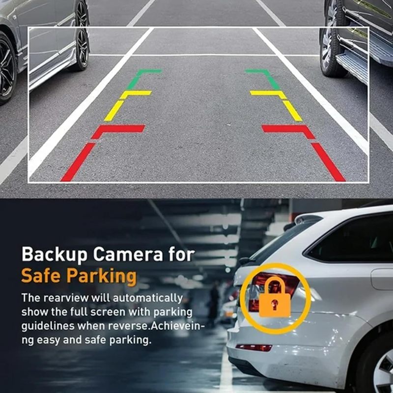 3 Channels Camera Dash Cam for Cars Front HD 1080P Inside Cabin and Rear with 2 inch IPS Screen Car DVR Video Recorder Loop Recording G-Sensor Auto Reverse Parking View Parking With 32G Card