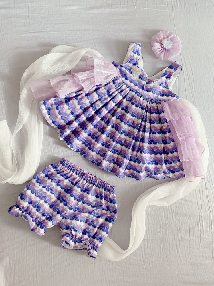 Children's mermaid princess dress