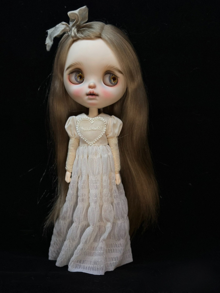 Blythe Doll clothes Love personality Retro lace dress
