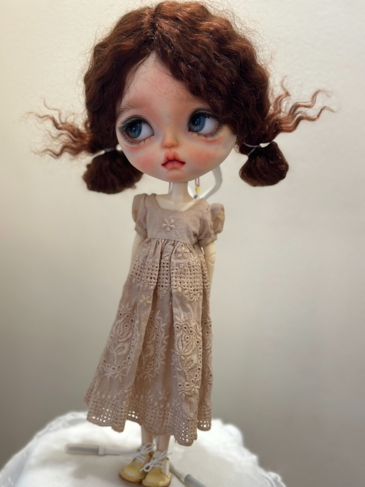 Blythe Doll clothes Retro lace dress