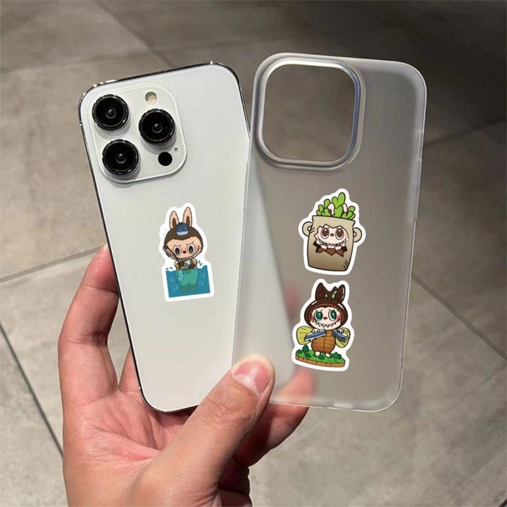 160 pcs Waterproof Cartoon Labubu Stickers, Cool Vinyl Decal for Teen Water Bottler Sticker Adult Waterproof Girl Laptop Skateboard Phone Guitar Bike Travel Case