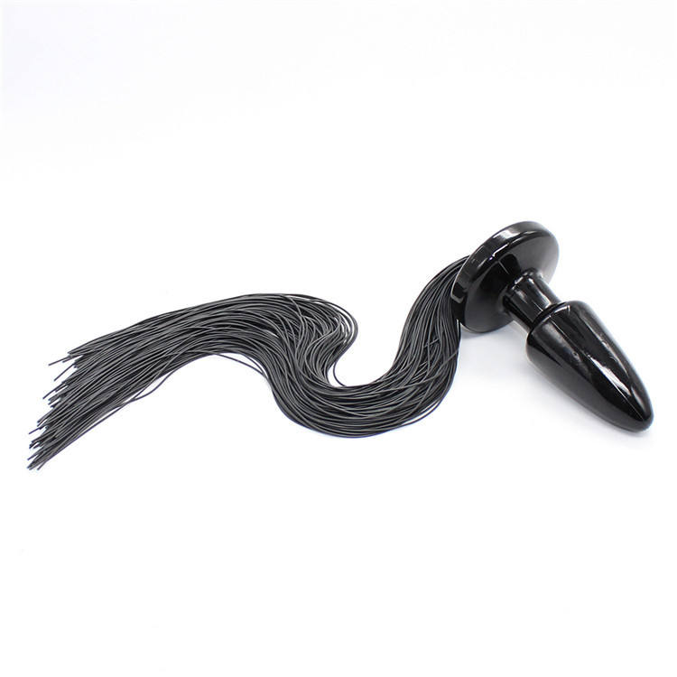 Silicone Anal Plug with 3 Interchangeable Tails