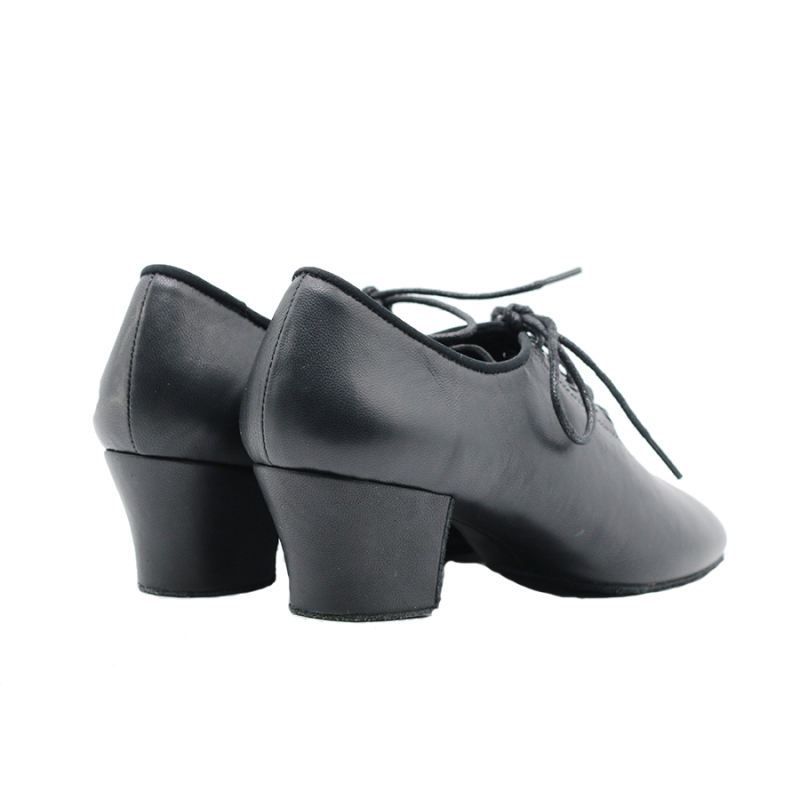 Suphini Comfortable Sheepleather 3.5cm Cuban Heel Practice Teaching Salsa Latin Dance Shoes