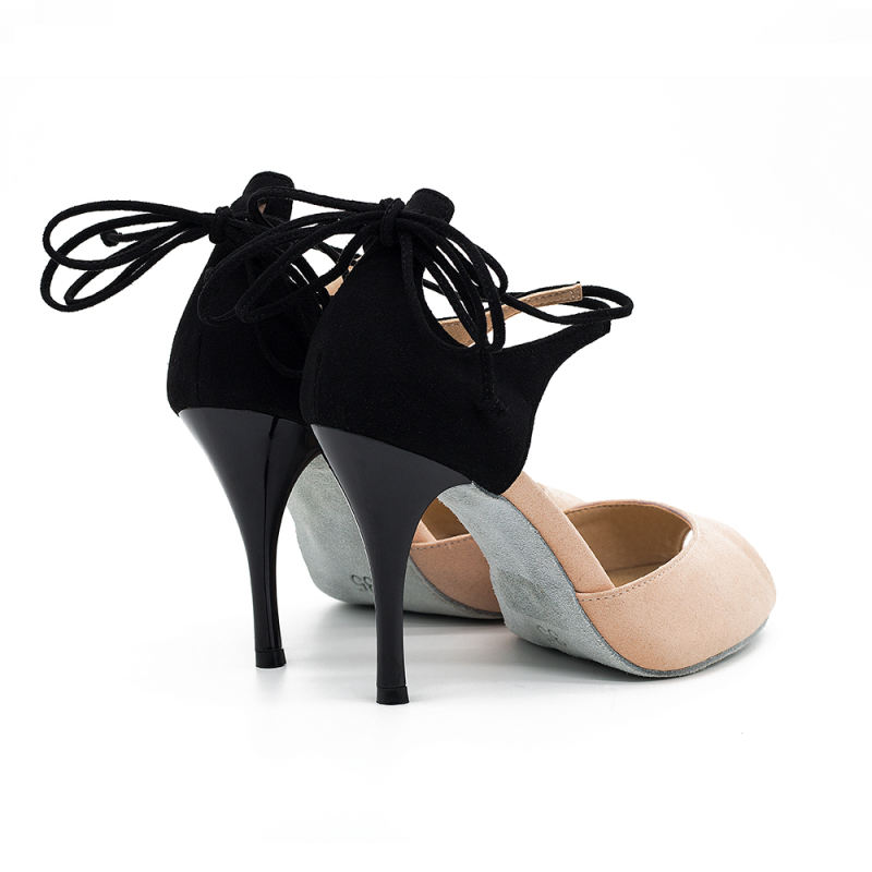 Suphini New Arrivals Sexy 9cm Small Open Toe Ankle Strap Argentina Tango Sandal Dance Shoes