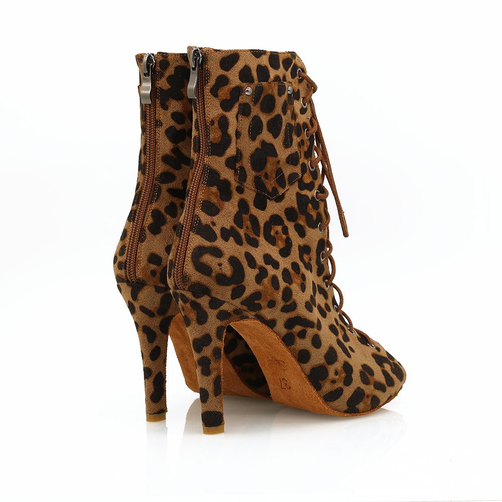 Cheetah heel boots sale