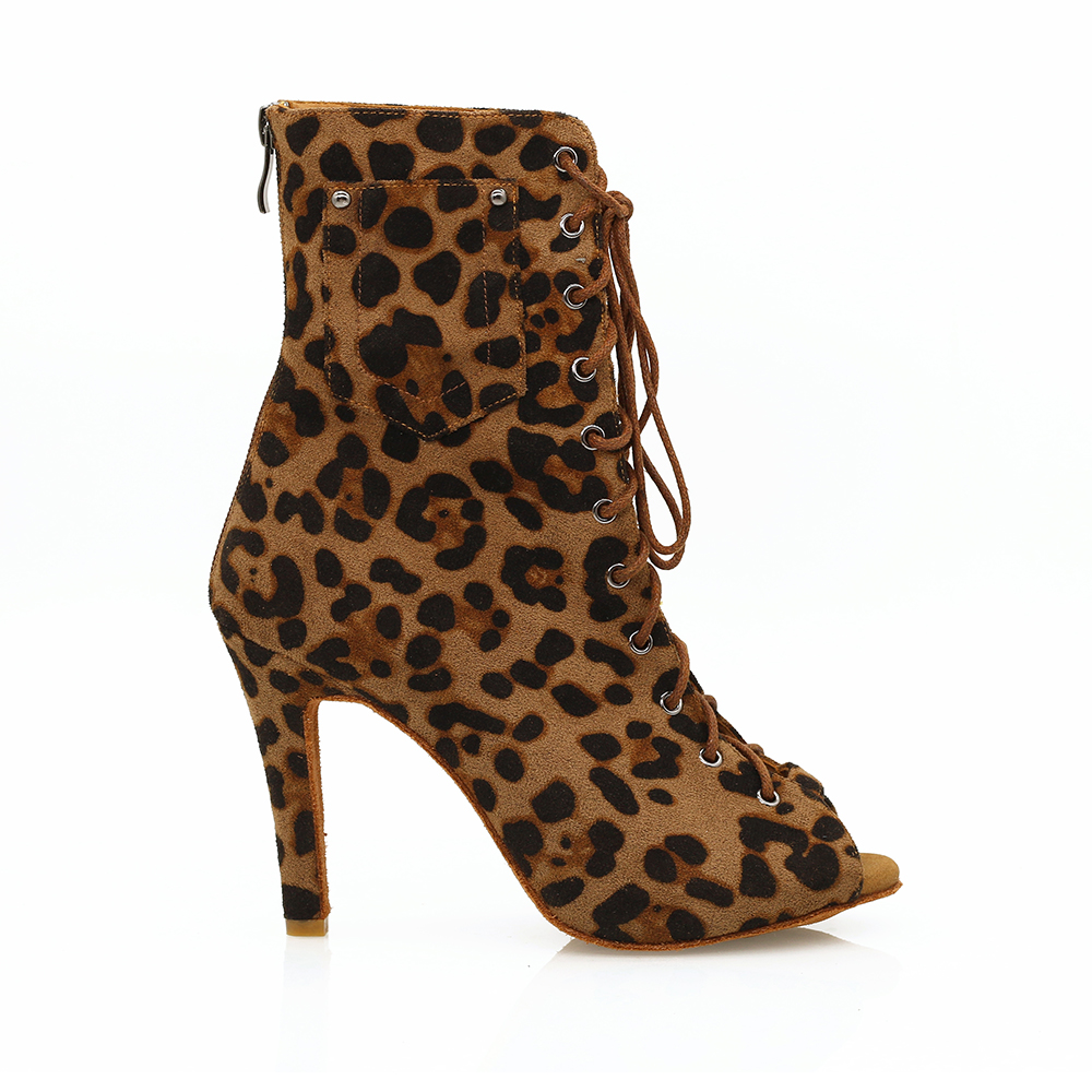 Open toe cheetah heels best sale