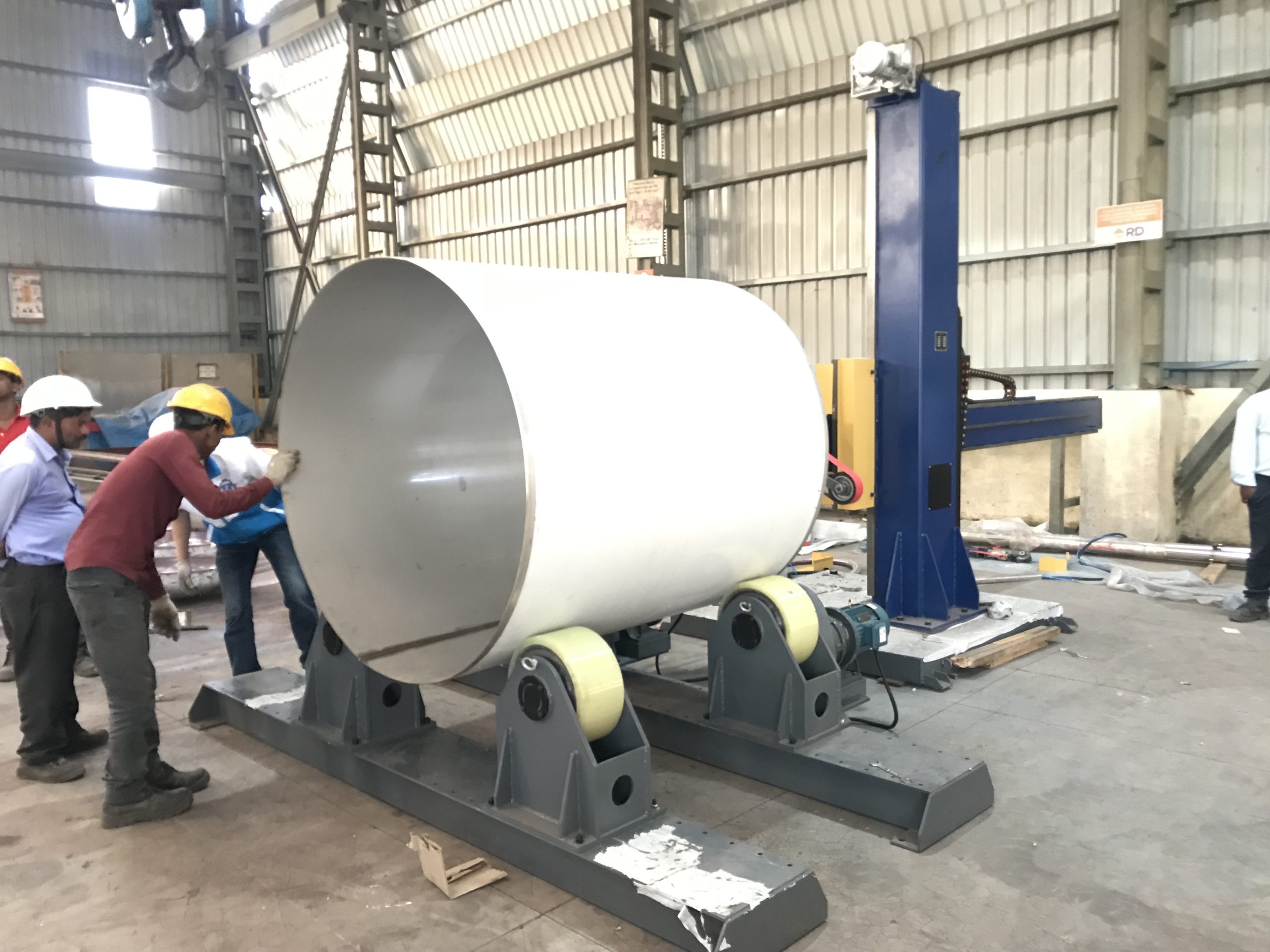 CE Standard Automatically Carbon Steel Vessel Body Polishing Machine,www.xydpolishing.com,CE Standard Automatically Carbon Steel Vessel Body Polishing Machine