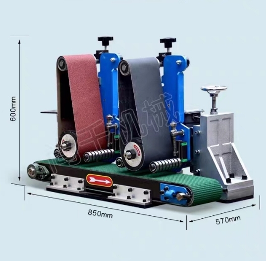 JY-PB-150 Double station Flat Bar and Rectangular Tube Finishing Machine,www.xydpolishing.com,JY-PB-150 Double station Flat Bar and Rectangular Tube Finishing Machine
