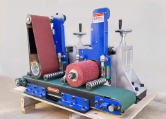 JY-PB-150 Double station Flat Bar and Rectangular Tube Finishing Machine,www.xydpolishing.com,JY-PB-150 Double station Flat Bar and Rectangular Tube Finishing Machine